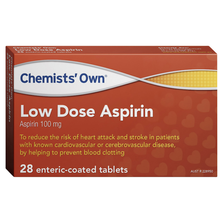 CHEMISTS' OWN Low Dose Aspirin 28 Tablets Choice Pharmacy